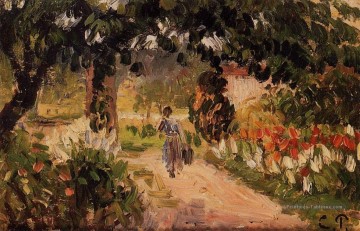  Jardin Art - jardin à eragny 1899 Camille Pissarro